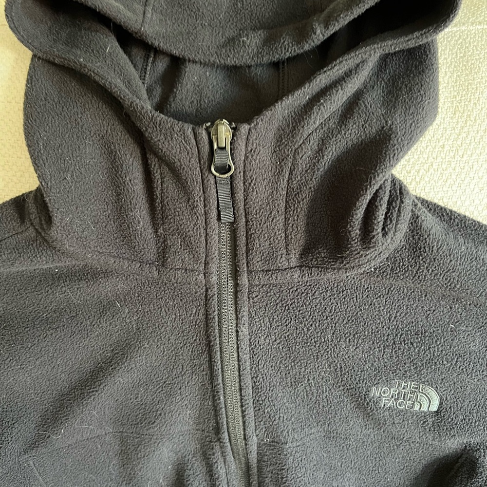 The North Face black Fleece zip up